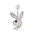 14G Stainless Steel 1Pcs Cartoon Bunny Belly Button piercing Fashion Navel Accessory