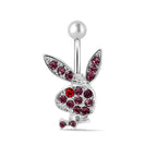 14G Stainless Steel 1Pcs Cartoon Bunny Belly Button piercing Fashion Navel Accessory