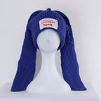 Lover Cat Ear Knitted Beanie Hat Y2K Skull Trending Bunny Ears Kpop Warm Fashion Cap