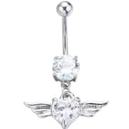 Pink Boho Navel Steel Belly Ring Piercing Jewelry Trending Style Graphic Y2k Accessory