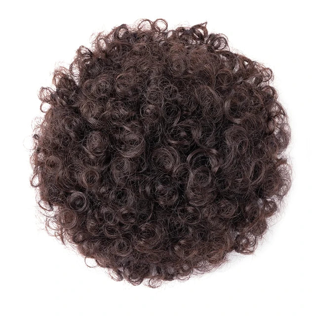 Synthetic 6 inch Drawstring Ponytail Natural Hair Extension Hairpiece