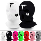 Balaclava Ski Mask Skully Broken Heart Hat Design Cap Beanie Knitted Face Cover