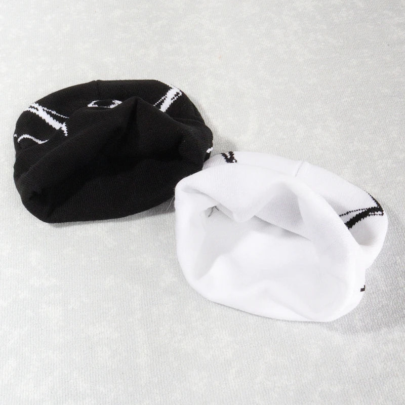 Knitting Spider Cap Beanie Fashion Print Warm Winter Wool Unisex Skully Cap