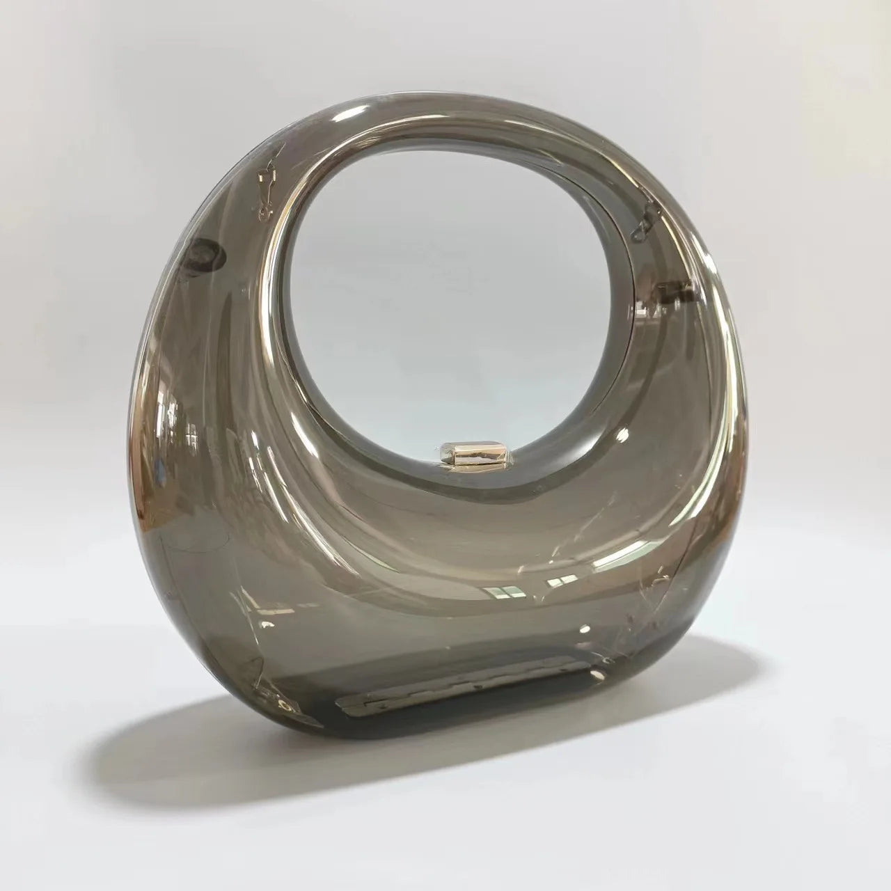 Womans Handbag Crossbody Clear Opaque Acrylic Clutch Crossbody Bag Accessory