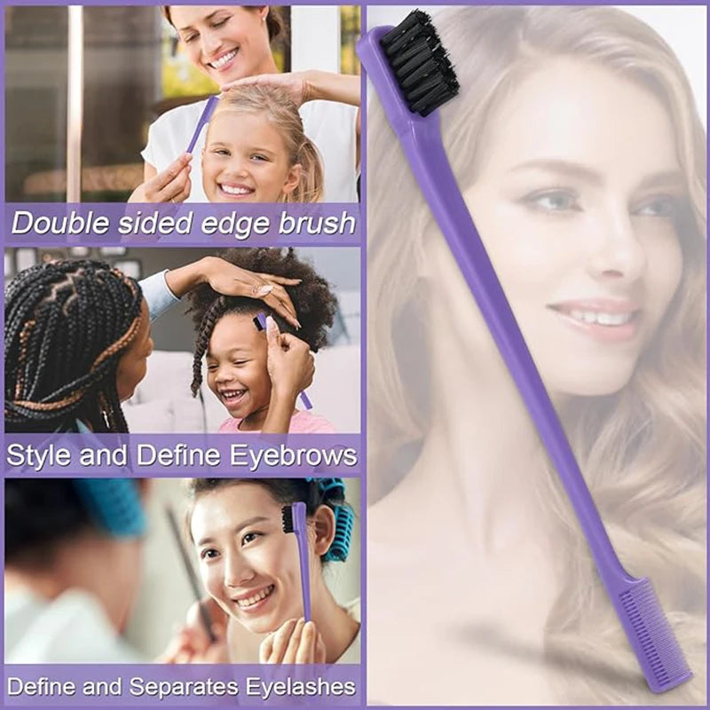 5 Pcs Detangling Hair set Mist Bottle Brush Comb Professional Natural Hair Tools