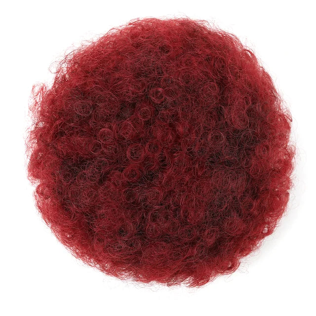 Synthetic 6 inch Drawstring Ponytail Natural Hair Extension Hairpiece