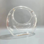 Womans Handbag Crossbody Clear Opaque Acrylic Clutch Crossbody Bag Accessory