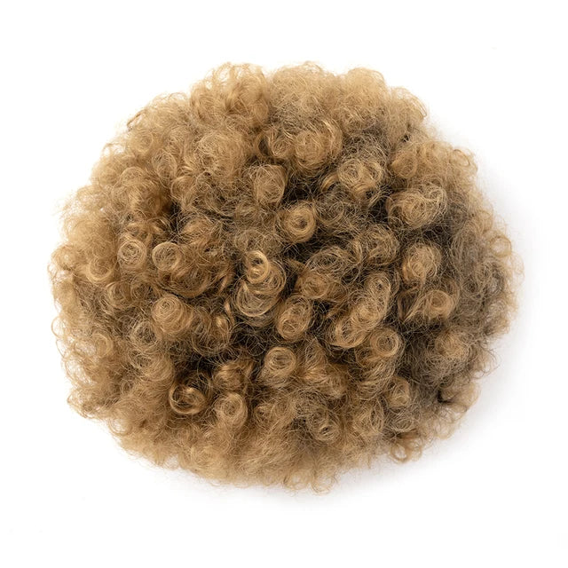 Synthetic 6 inch Drawstring Ponytail Natural Hair Extension Hairpiece