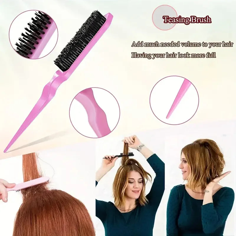 5 Pcs Detangling Hair set Mist Bottle Brush Comb Professional Natural Hair Tools