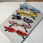 Fire Rhinestone Design sunglasses Retro Vintage Fashion Eyewear