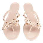 Trending Summer Jelly Slides Womans Bow Tie Fashion Sandals Flip Flop Shoes