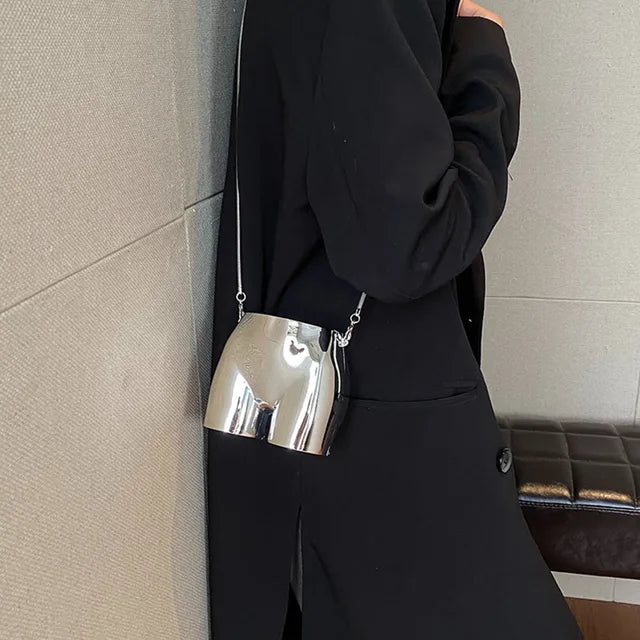 MINI Hip Body Butt Trending Handbag Womans Fashion Cross Body Chain Clutch Purse