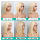 Brazilian Straight Blond Bob 613 Human Hair 5x5 13x4 13x6 Wig