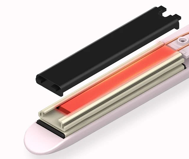 Mini Ceramic Traveling Hair Styling Tool Portable Hot Iron Straightener Curler