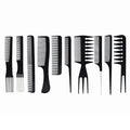 10 Pcs Portable Hairdressing Comb Set Hair Detangler Hair Care Tools