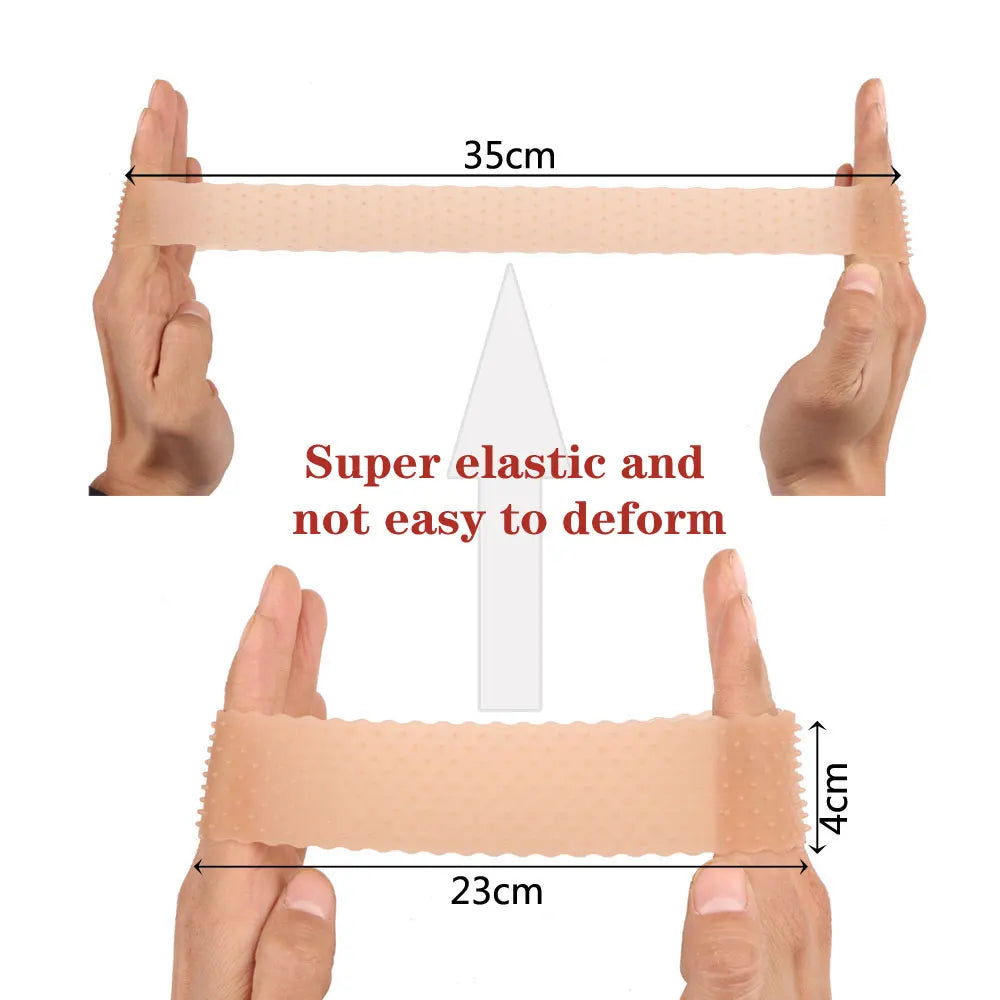 Silicone Non Slip Wig Grip Headband Grip 1/5 Pcs Transparent Anti-Slip Wig Band