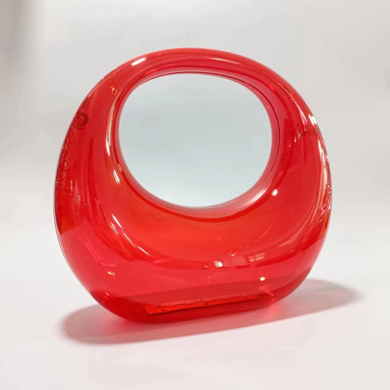 Womans Handbag Crossbody Clear Opaque Acrylic Clutch Crossbody Bag Accessory