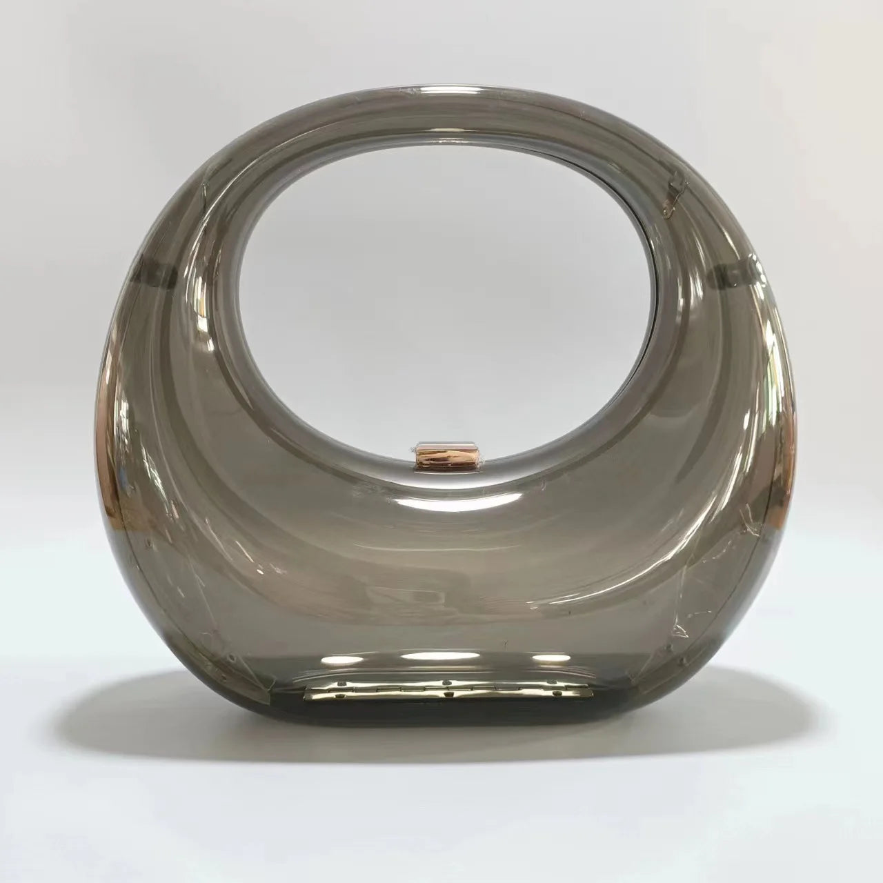 Womans Handbag Crossbody Clear Opaque Acrylic Clutch Crossbody Bag Accessory