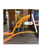 6 Pcs Alligator Hair Clip Salon Hair Accessory Solid Color Hair Pins Style