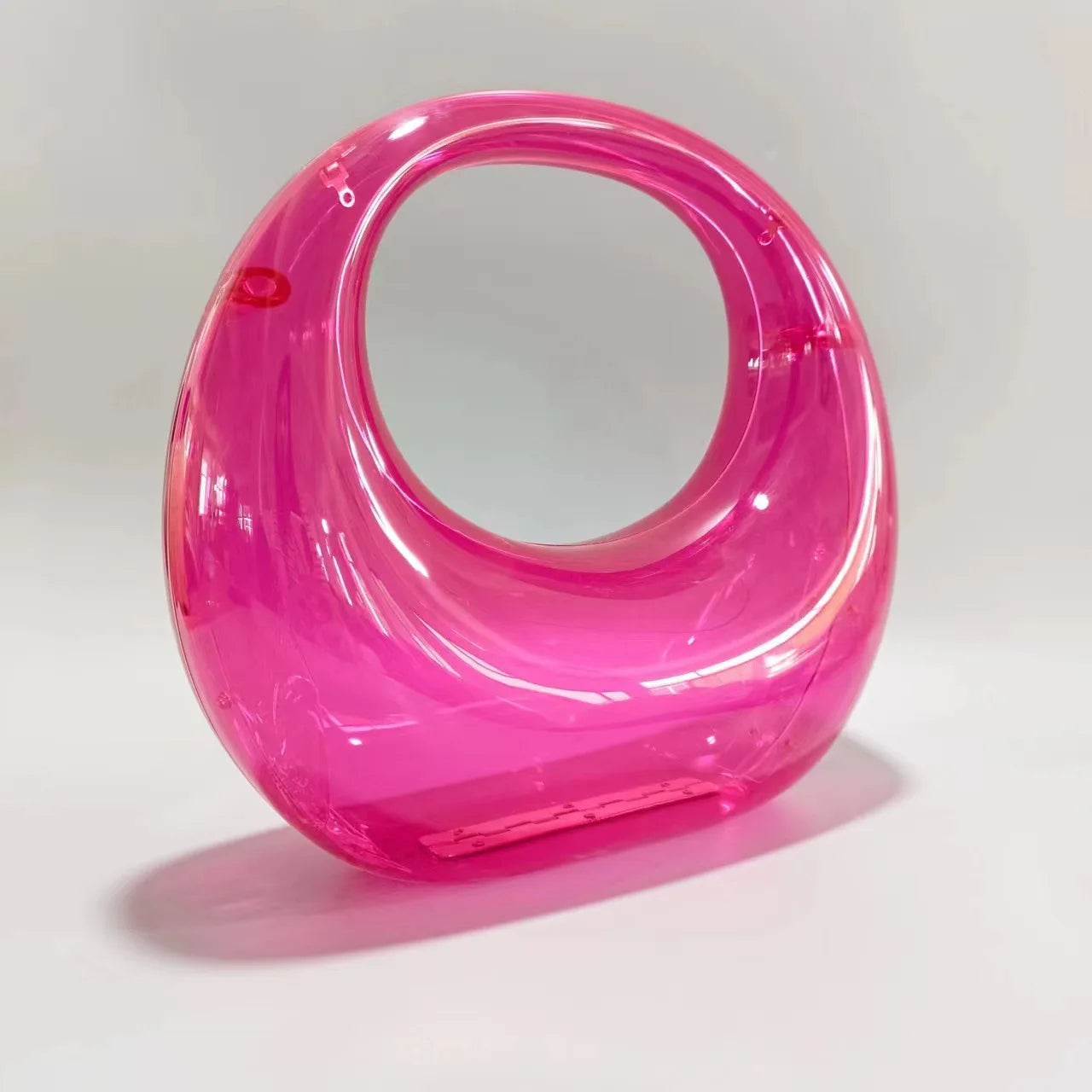 Womans Handbag Crossbody Clear Opaque Acrylic Clutch Crossbody Bag Accessory