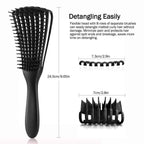 Scalp Massage Detangling Brush Curly Hair Styling Tool Wet Hair Kinky Curl Hairdressing  Brush