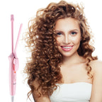 9mm Ceramic Coating Mini Pink Curling Iron Wand