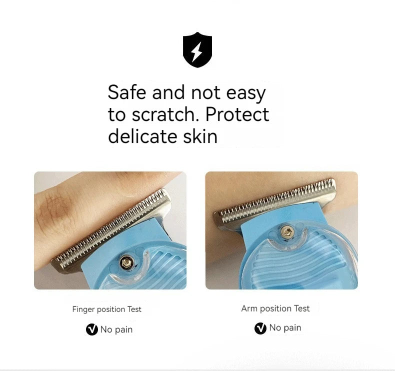 Transparent Display Electric Mens Razor Hair Shaver Trimmer Clipper Attachments