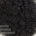 Synthetic 6 inch Drawstring Ponytail Natural Hair Extension Hairpiece