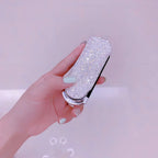 Travel Size Rhinestone Portable Comb Mirror Combo Bling Travel Pocket Styling Tool