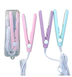 Mini Ceramic Traveling Hair Styling Tool Portable Hot Iron Straightener Curler