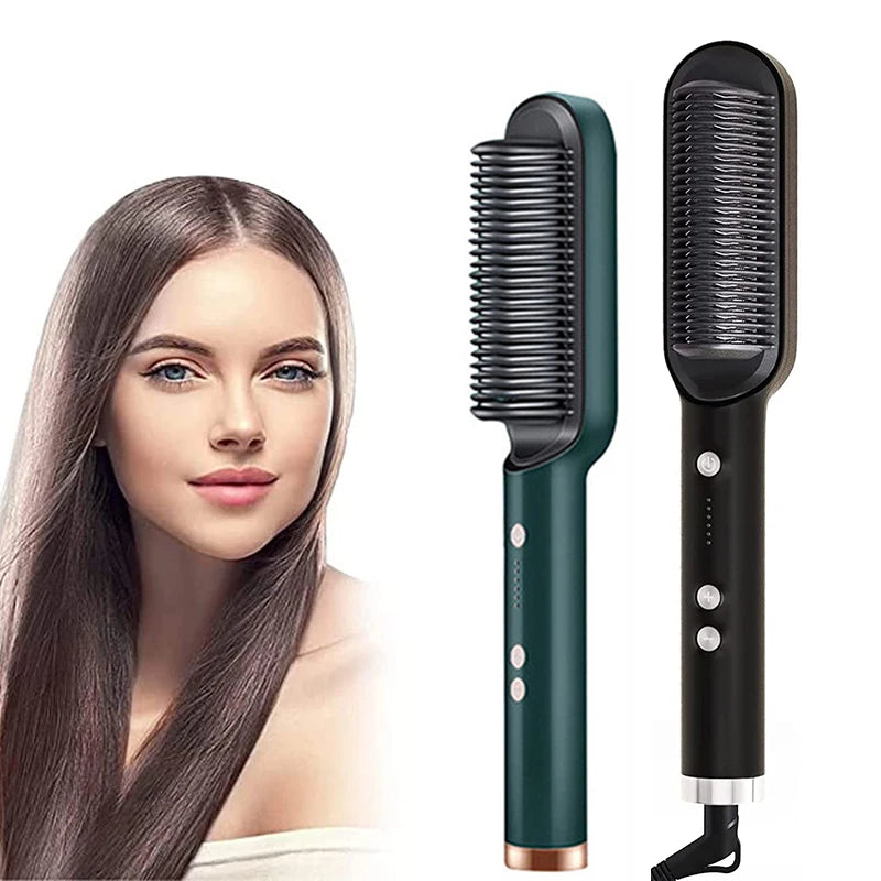 Hair Comb Straightener Styling Safty Hot Comb Flat Iron Hair Straightener  rush