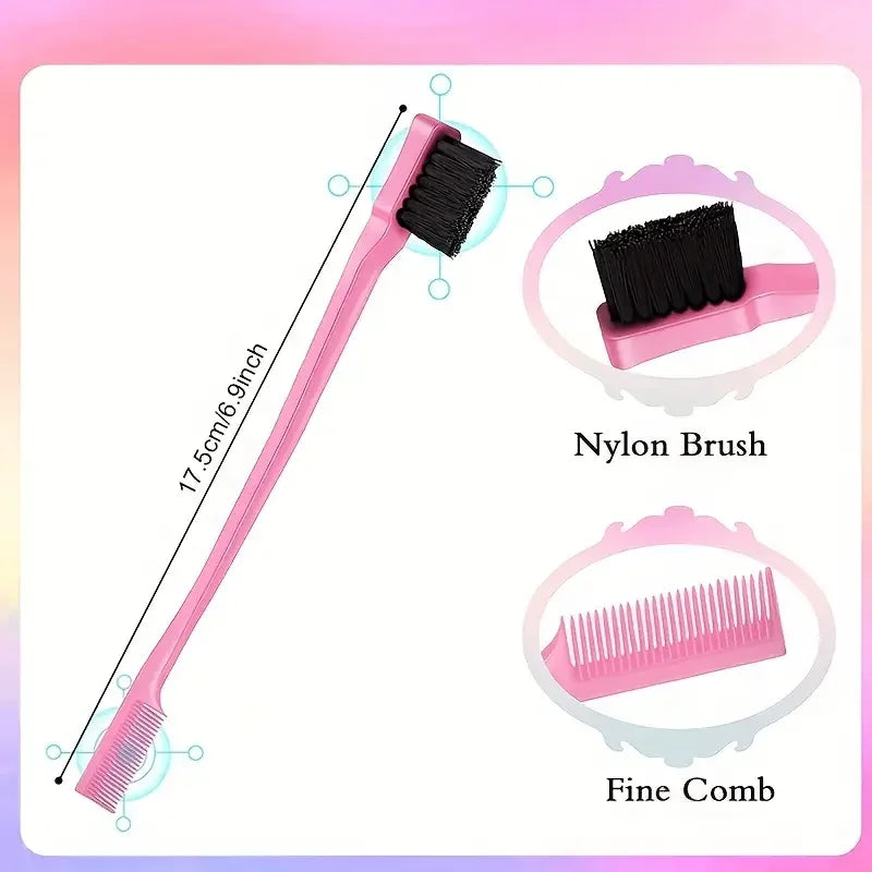 5 Pcs Detangling Hair set Mist Bottle Brush Comb Professional Natural Hair Tools