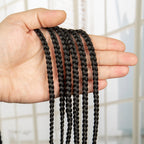 36 Inch Full Lace Fulani Box Braid Synthetic Lace Front Pre Styled Braided Wig