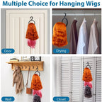 Wig Drying Stand Holder Rack Circle Wall Wig Hanging Stand Display