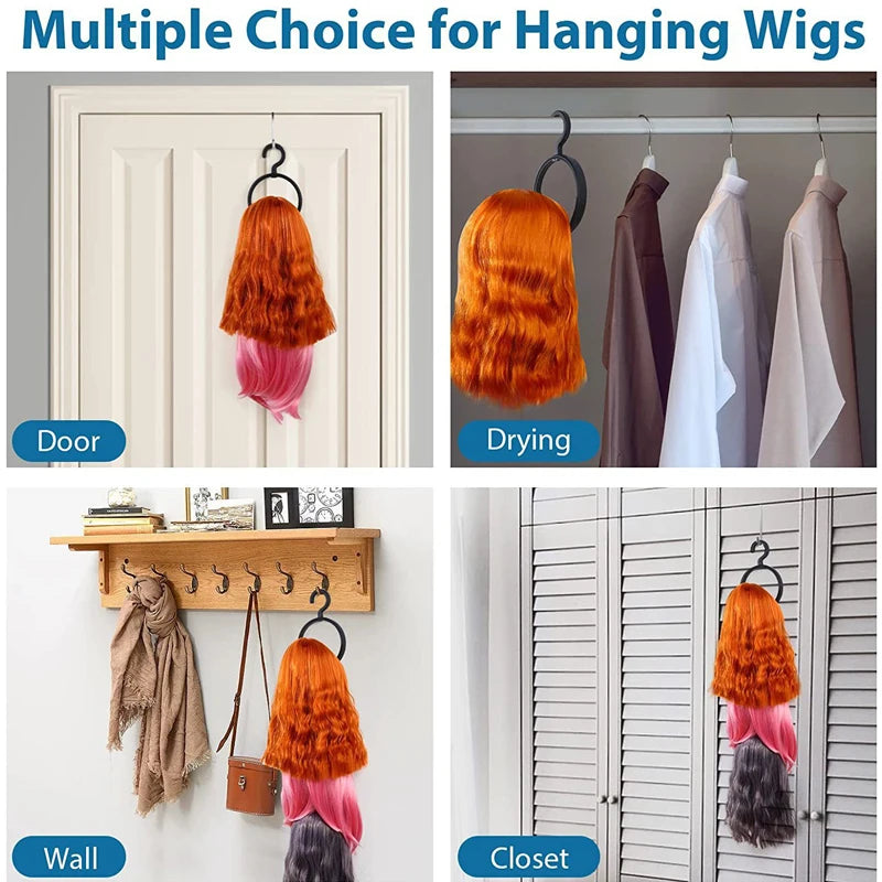 Wig Drying Stand Holder Rack Circle Wall Wig Hanging Stand Display
