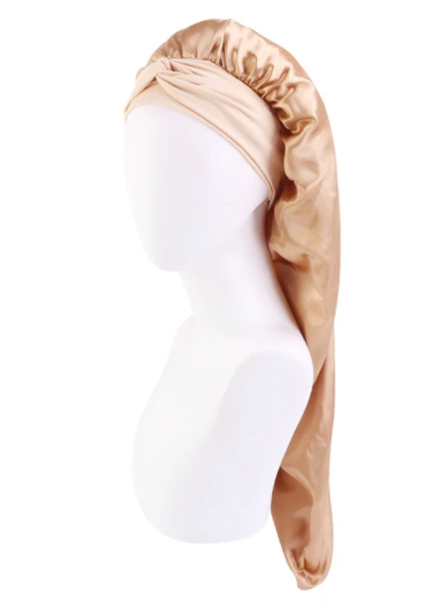 Womans 1Pcs Extra Long Bonnet Sleeping Night Cap For Curly Hair Women