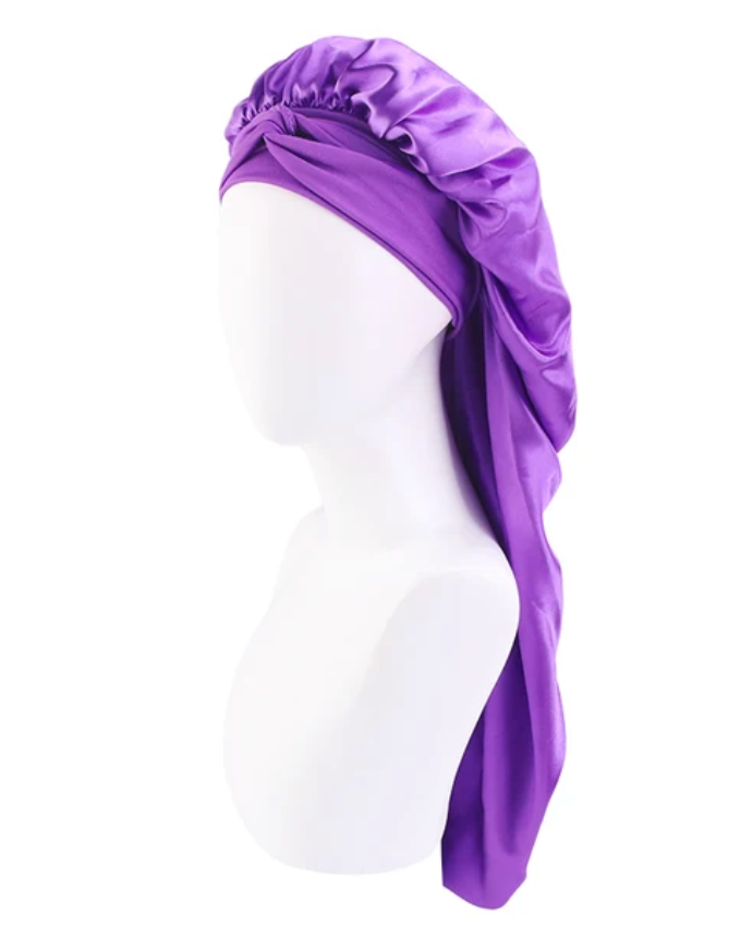 Womans 1Pcs Extra Long Bonnet Sleeping Night Cap For Curly Hair Women