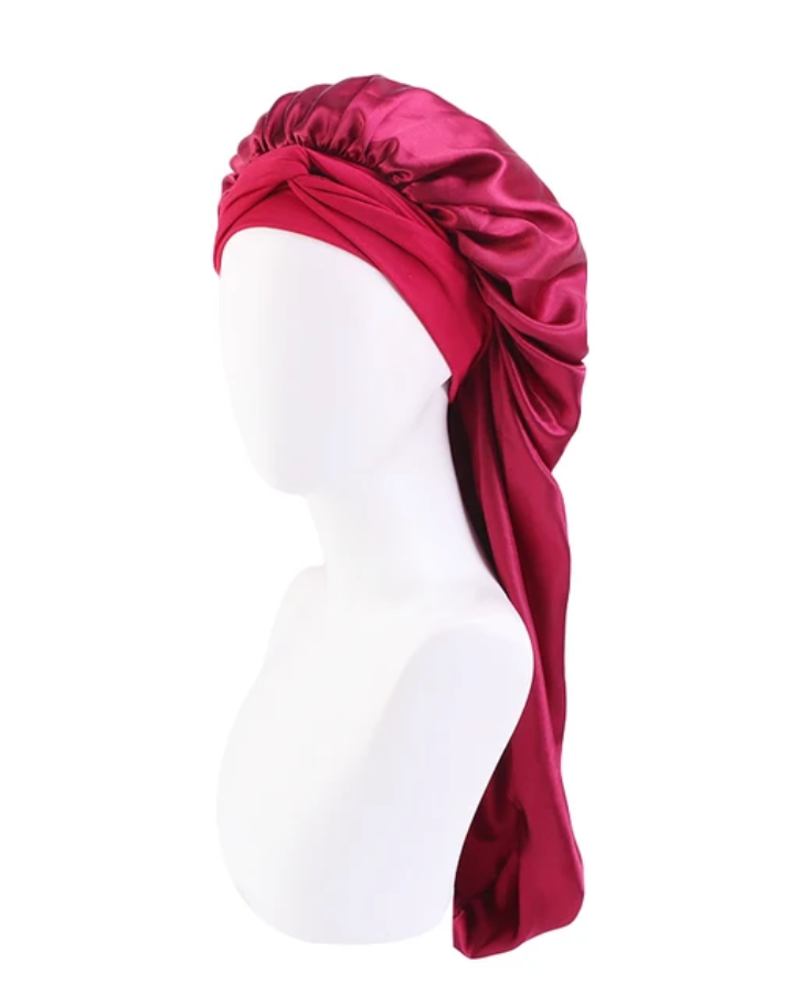 Womans 1Pcs Extra Long Bonnet Sleeping Night Cap For Curly Hair Women