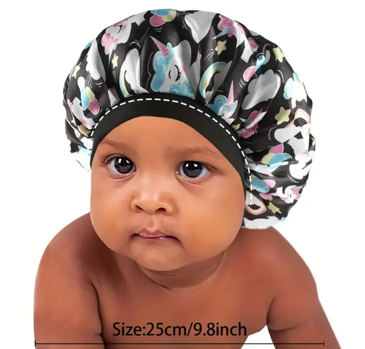 Children Baby Bonnet Sleeping Night Cap Hair protection Baby Girl Unicorn Hair Cap
