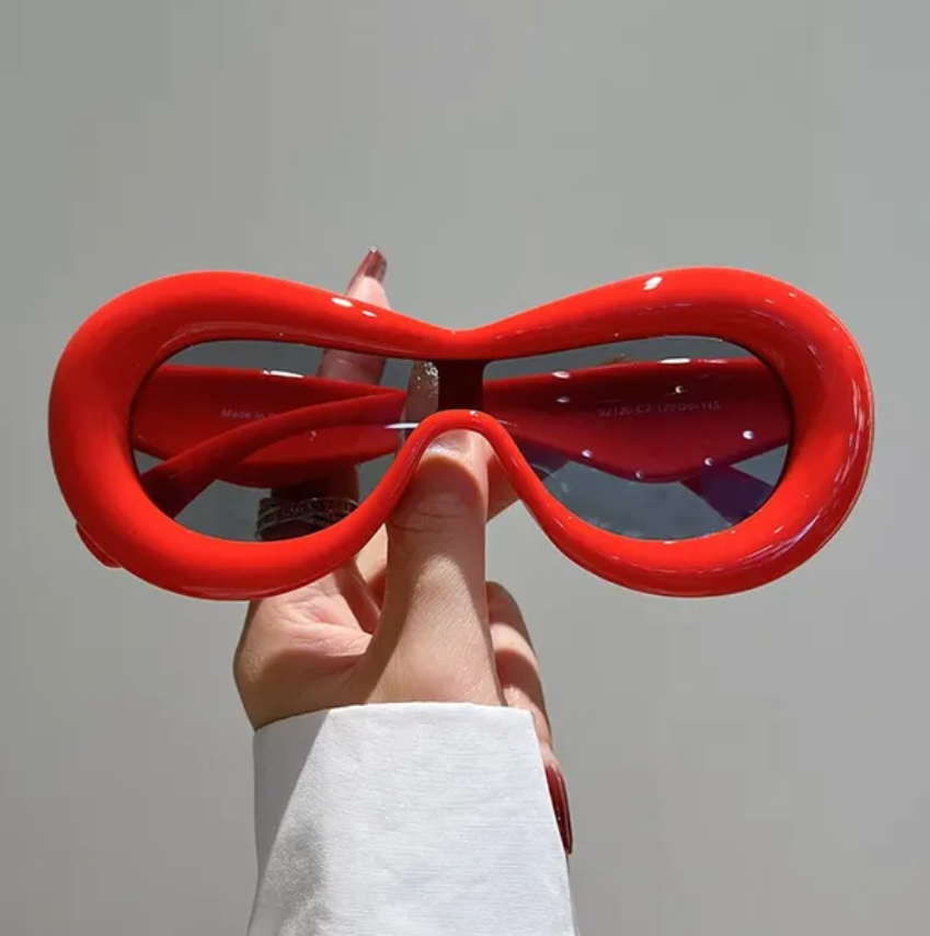 Fashion Oval Style Sunglasses Retro Goggle Shades Eyewear