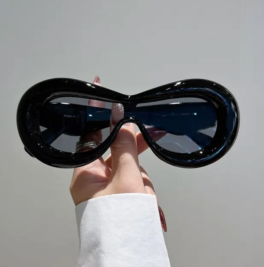 Fashion Oval Style Sunglasses Retro Goggle Shades Eyewear