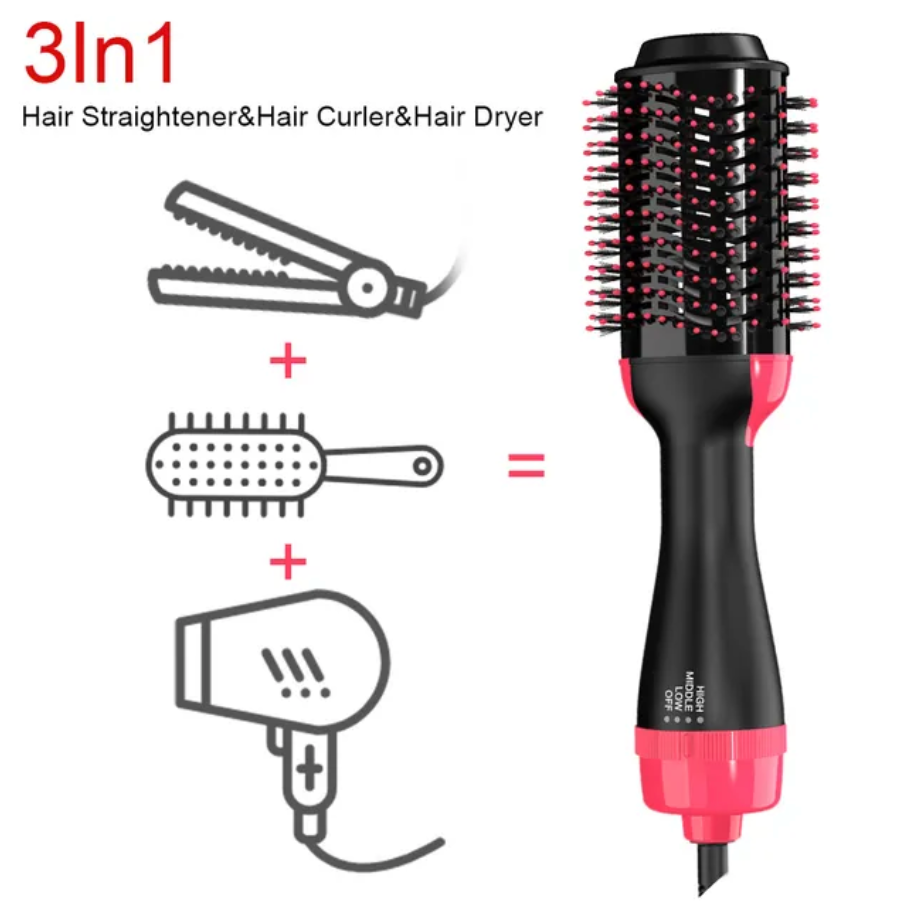 Drying Brush Hair Straightener Comb Electric One Straightening Dryer Hair Comb Tool