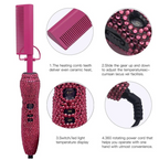Rhinestone Hot Comb Hair Straightener Bedazzled Heat tool