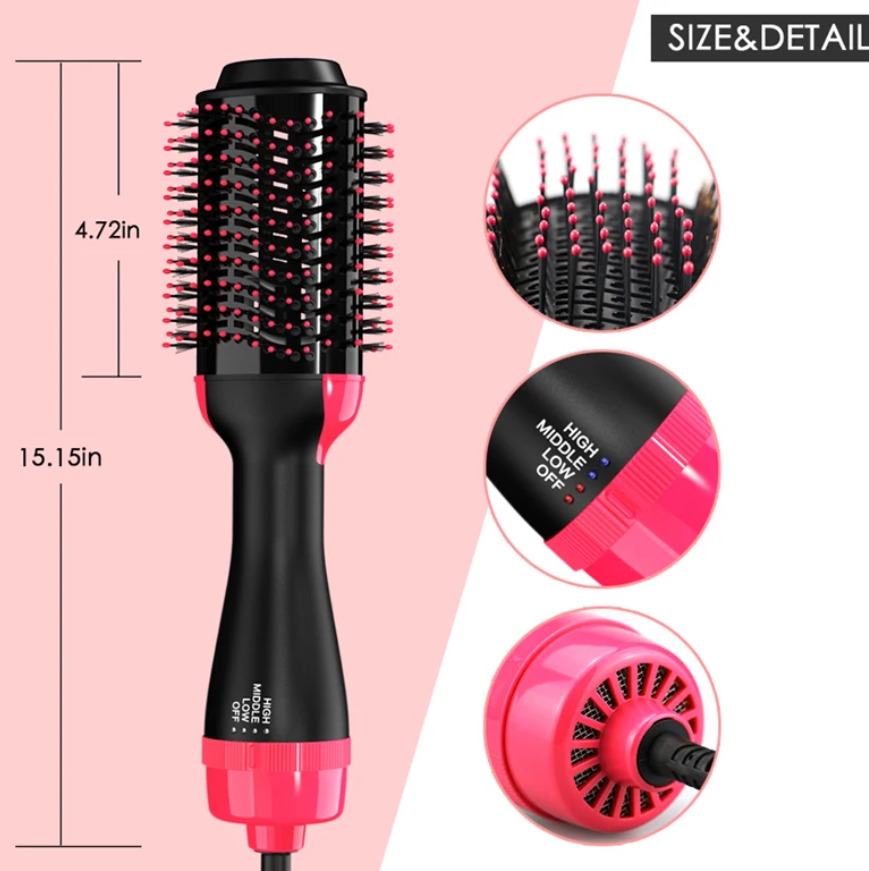 Drying Brush Hair Straightener Comb Electric One Straightening Dryer Hair Comb Tool