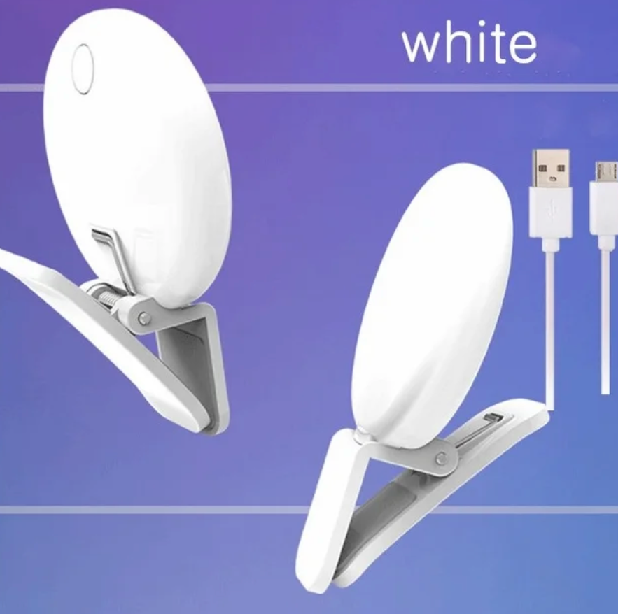 Mini Selfie Light Portable Photo Enhancer LED Beauty Light Phone Attachment