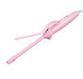 9mm Ceramic Coating Mini Pink Curling Iron Wand