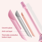 9mm Ceramic Coating Mini Pink Curling Iron Wand