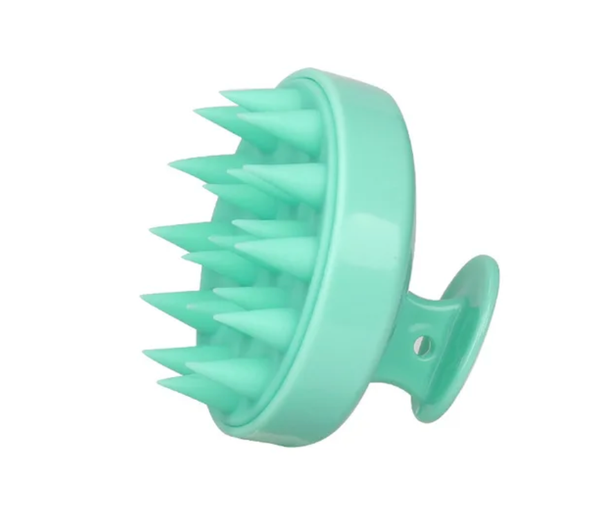 Silicone Hair Shampoo Growth Stimulator Scrub Brush Scalp Massage Shower Hair Washing Scalp Tool
