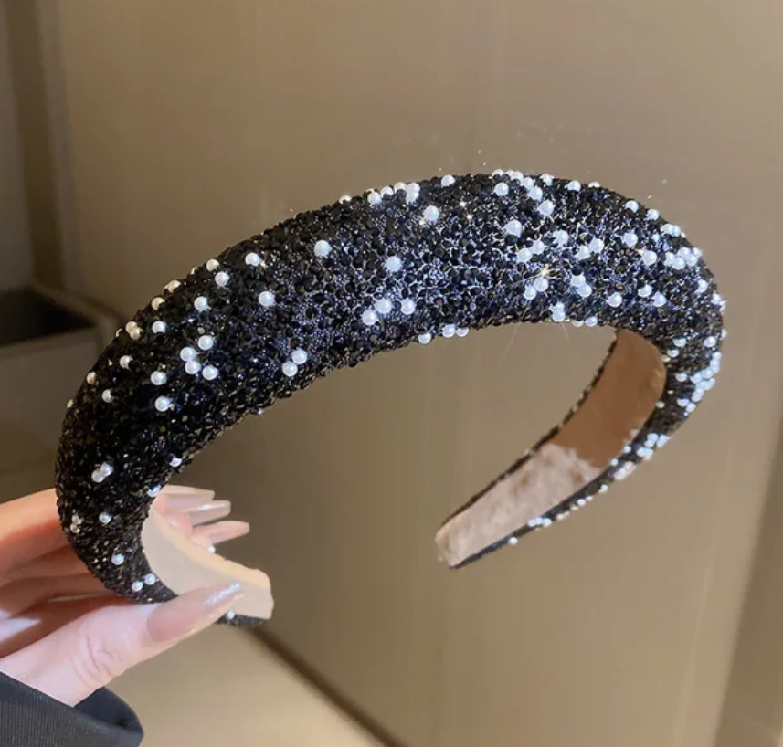 Rhinestone HairBand Woman Jewelry Fashion Trending Head Piece