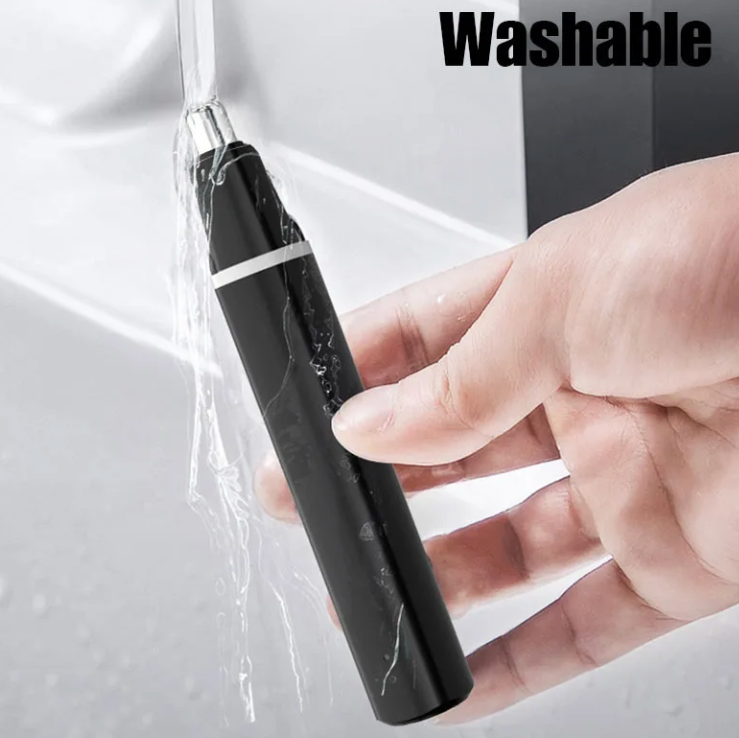 Men Woman Water Proof Rechargeable Washable Nose Ear Hair Trimmer Shaver Nose Razor 2 Heads Trimmer